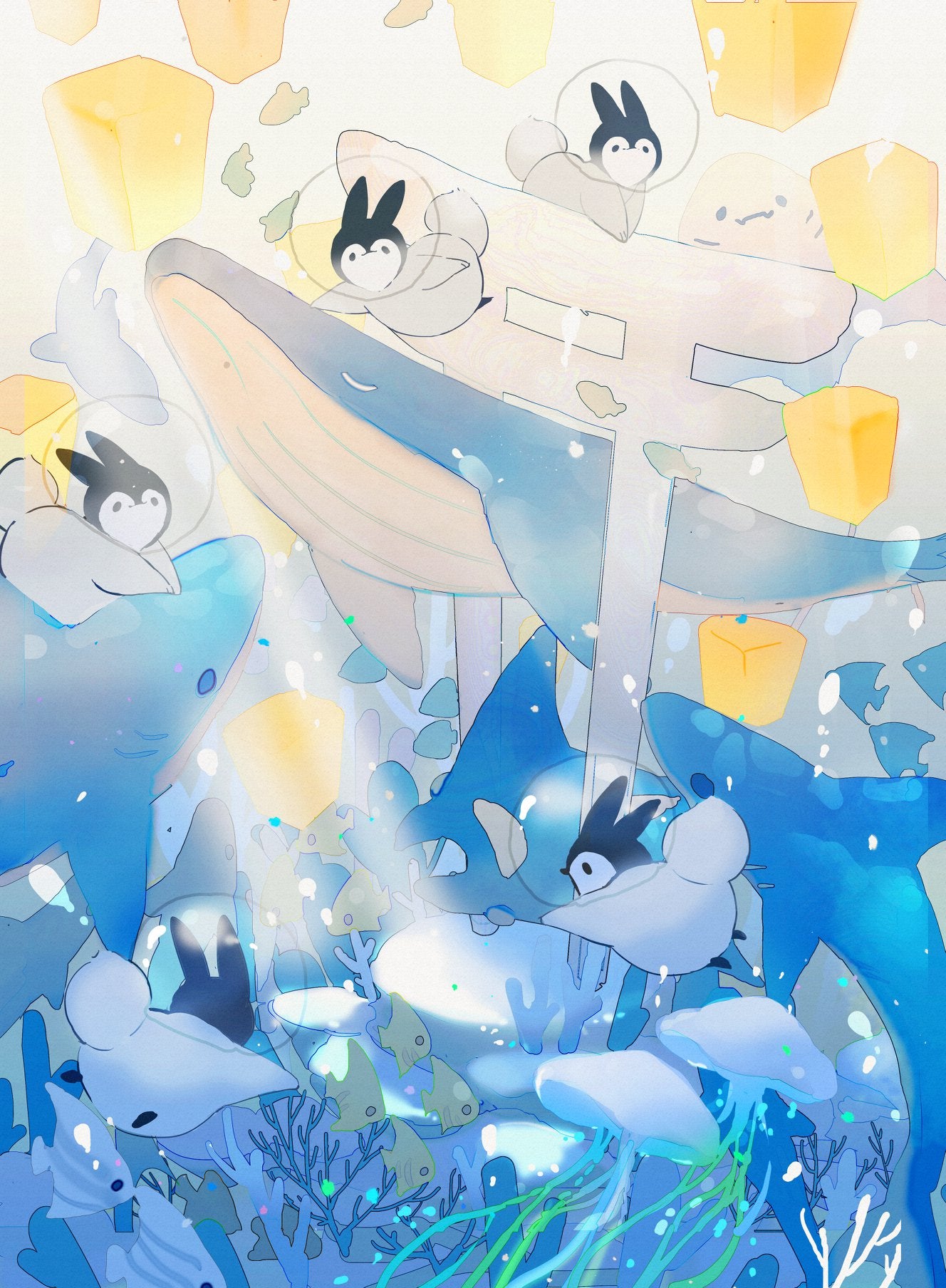 Bubukai Sea Day Paper Postcard