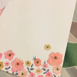 SAMPLER Washi Paper Sheets Pink Flowers