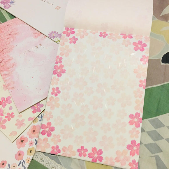 SAMPLER Washi Paper Sheets Sakuras Everywhere