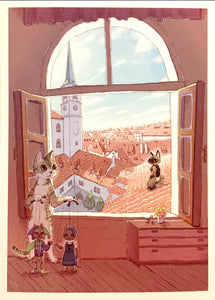 Miao Kaka Postcard Window Scenery