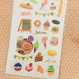 NanPao Dessert Food Masking Sticker Sheet