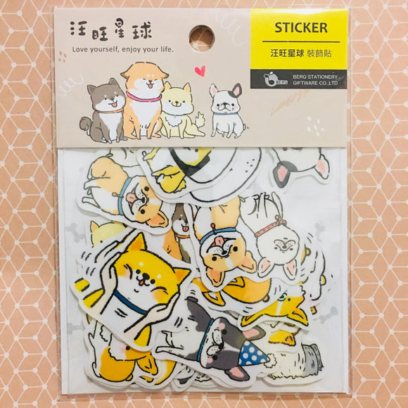 BERG Zakka Dog Sticker Flake Pack