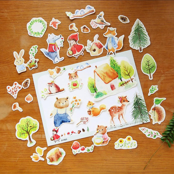 Grassyhouse In the Forest Sticker Flakes