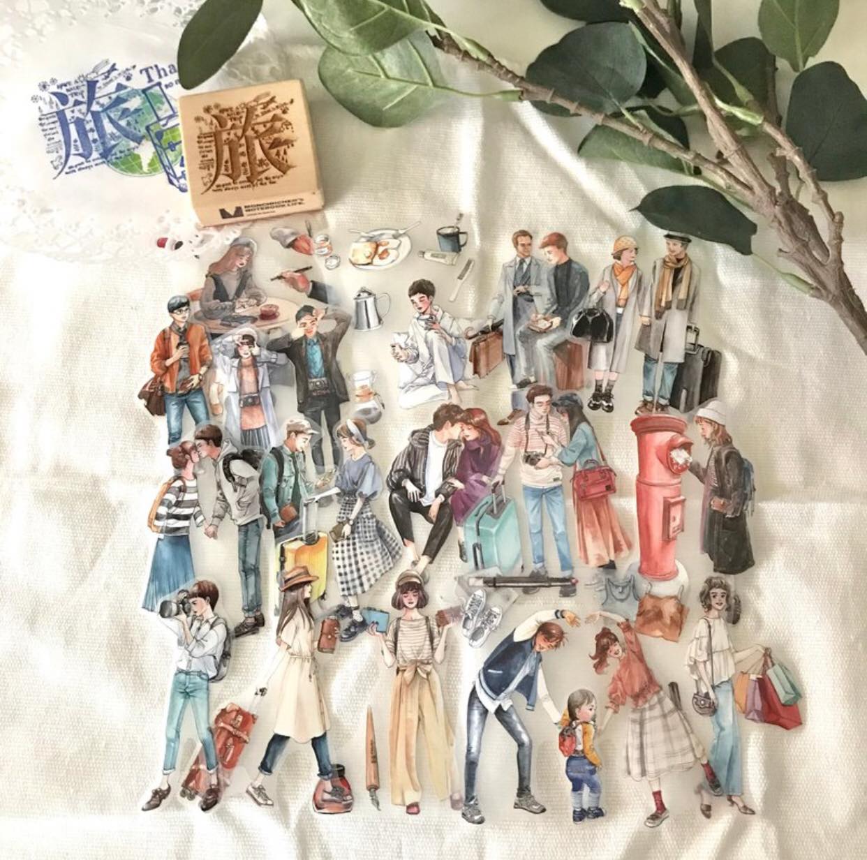 [SAMPLE ONLY] Monchiichen Traveler PET Washi Masking Tape