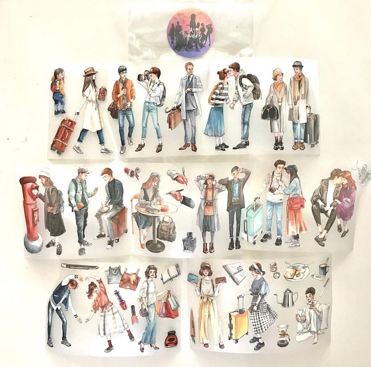 [SAMPLE ONLY] Monchiichen Traveler PET Washi Masking Tape