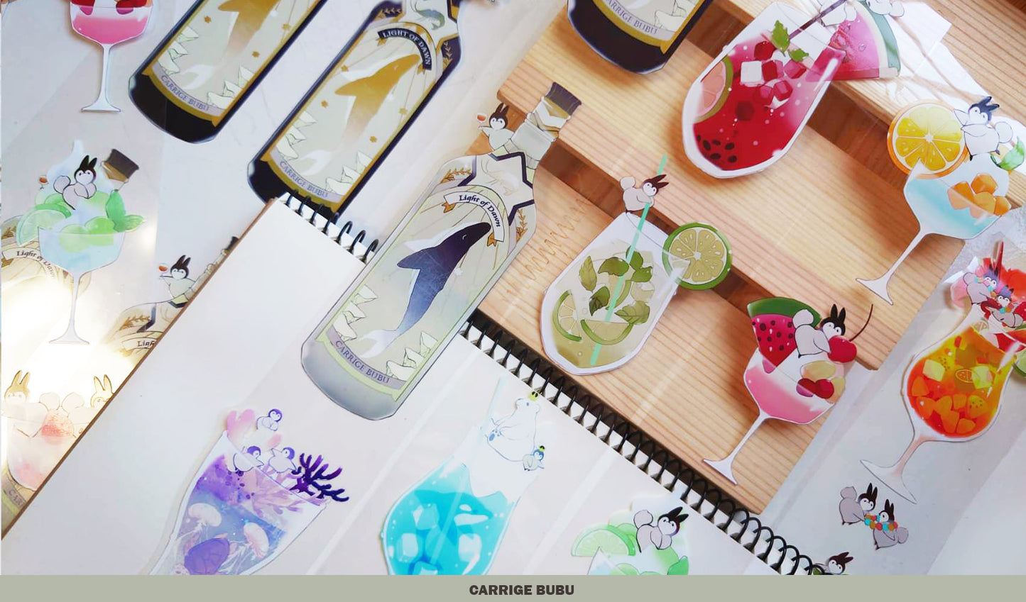 Bubukai PPP-Sommelier Release Washi Tape Roll and Samples