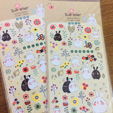 Suatelier Design bonny bunny sticker sheet