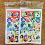 Indigo Alice in Wonderland Sticker Sheet Pack