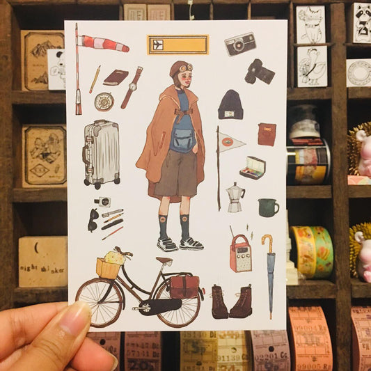 La Dolce Vita Postcard Traveling Journey