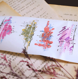 [SAMPLE] 100cm Sonia's Illustration Life Words for Color Washi Masking Tape