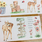 [SAMPLE] 62cm Sonia's Illustration Life Deer Washi Masking Tape