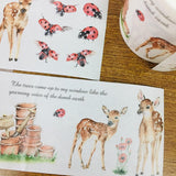 [SAMPLE] 62cm Sonia's Illustration Life Deer Washi Masking Tape