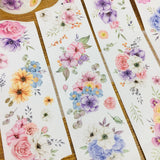 [SAMPLE] 90cm Sonia's Illustration Life Flowers Washi Masking Tape