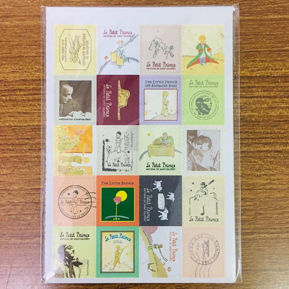 7321 Design Little Petit Prince Stamp Sticker Sheets 80pcs