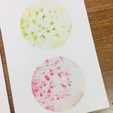 Fungus Girl Pastel Circle Flowers Sticker Sheets