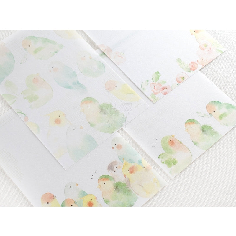 Liang Feng Bird Meeting Japanese Paper Letterpad Notepad