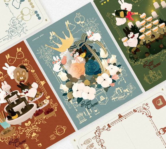 Tachibana Kai Love Theme SET Paper Postcards
