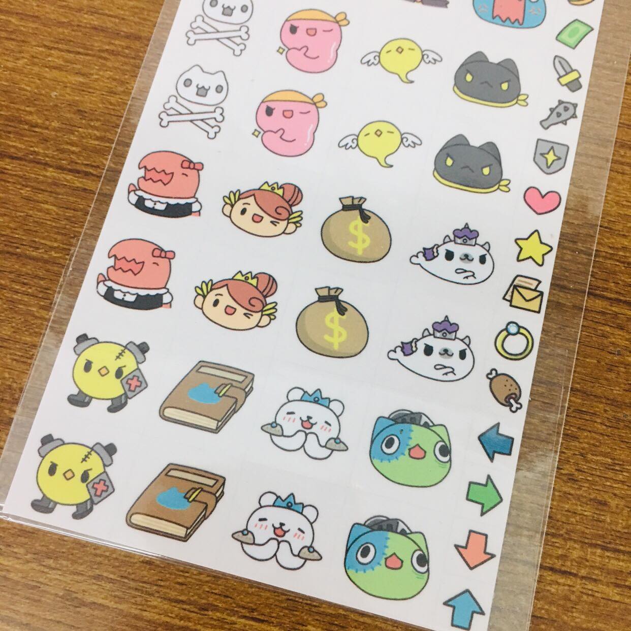 Bugcat Capoo Fairy Tale Adventures Transparent Sticker Sheet