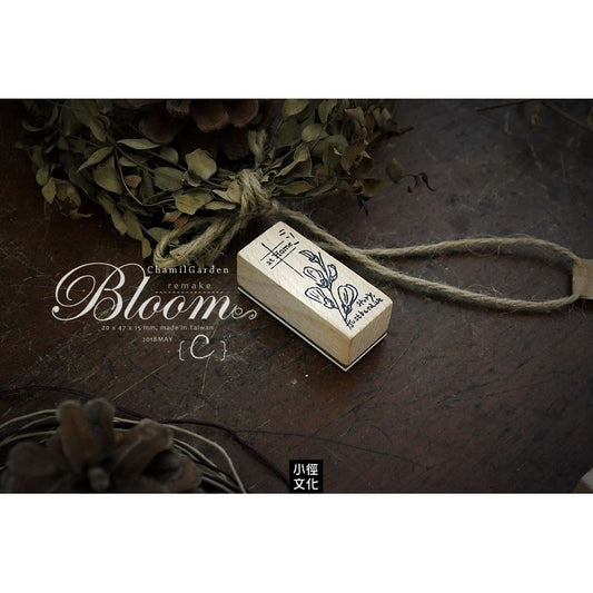 Chamil Garden MTW-CH234 Rubber Wood Stamp