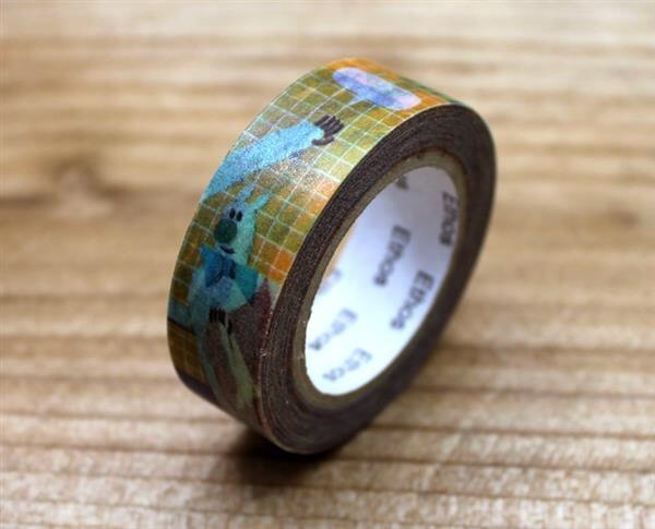 Baozi Studio Illustrated Washi Masking Tape Roll