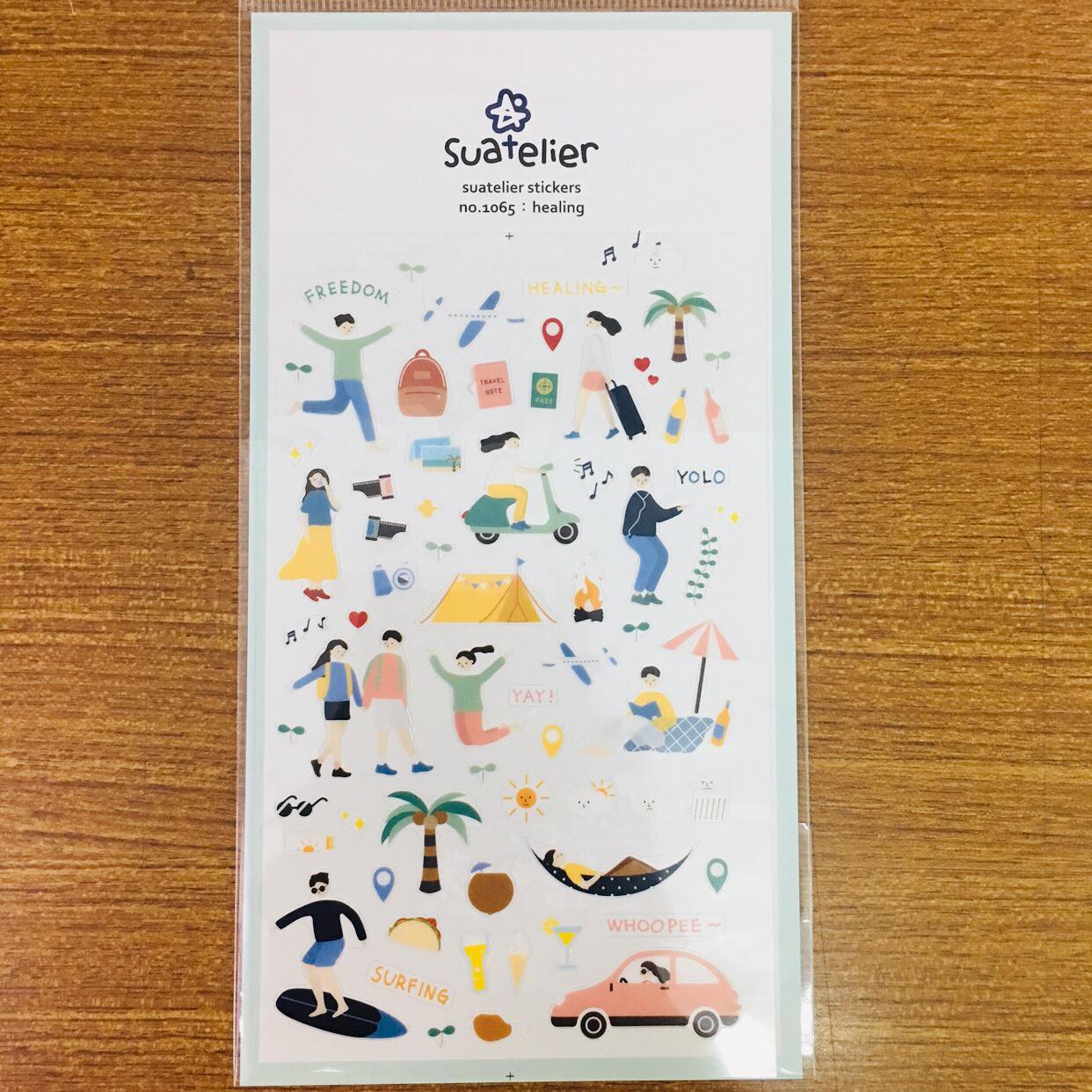 Suatelier Design healing sticker sheet