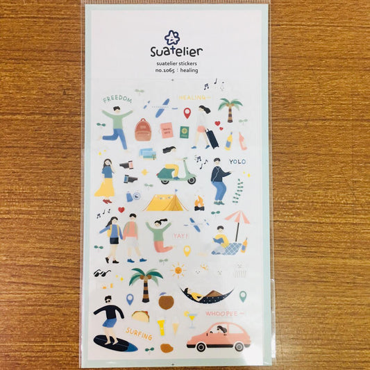 Suatelier Design healing sticker sheet