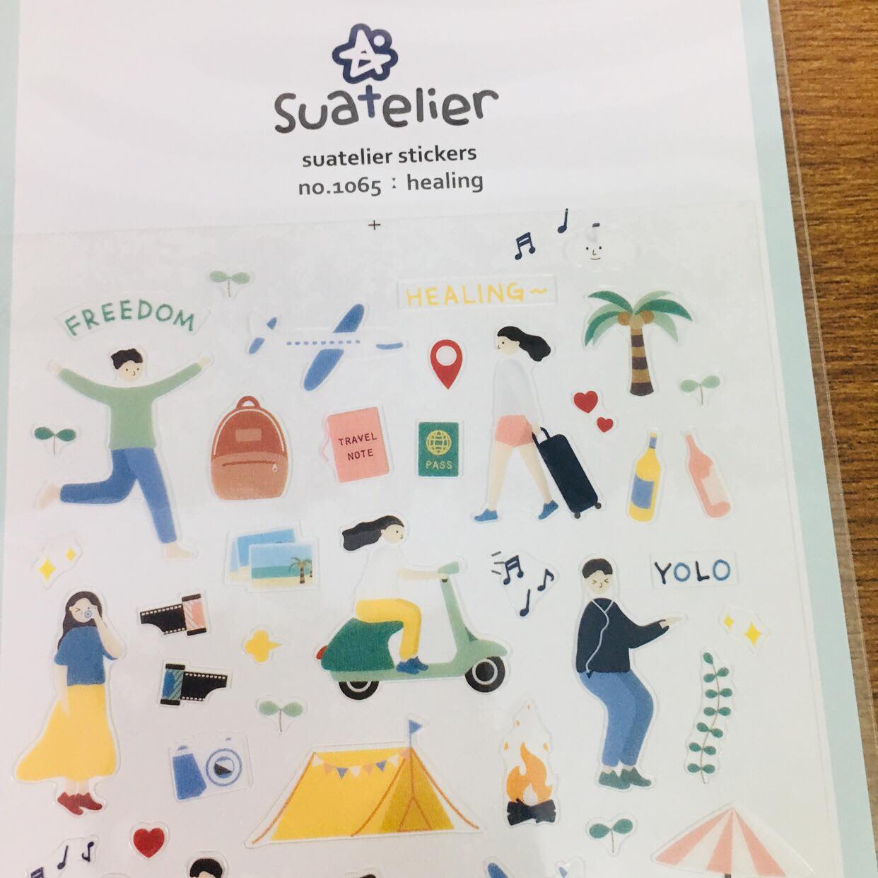 Suatelier Design healing sticker sheet