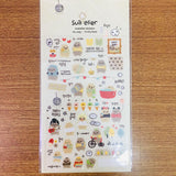 Suatelier Design lovely bear sticker sheet