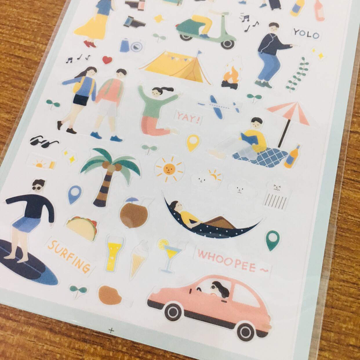 Suatelier Design healing sticker sheet