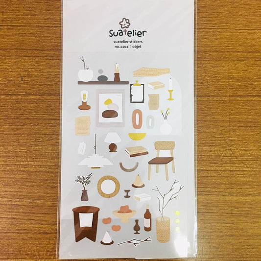 Suatelier Design objet sticker sheet