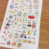 Suatelier Design lovely bear sticker sheet