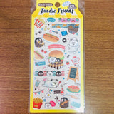 Season Paper Foodie Friends Yellow Masking Sticker Sheet