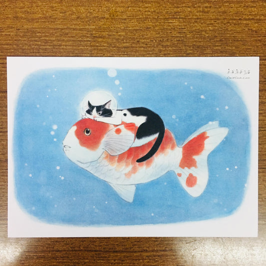 Davidcookslove Goldfish Dreamland Postcard