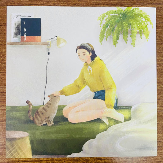 Yuanchii Good Morning Cat Postcard