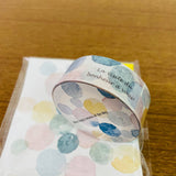 BERG x Pion Watercolor Circles Washi Masking Tape Roll