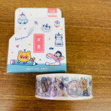 Furafurabushi Stationery Washi Masking Tape Roll