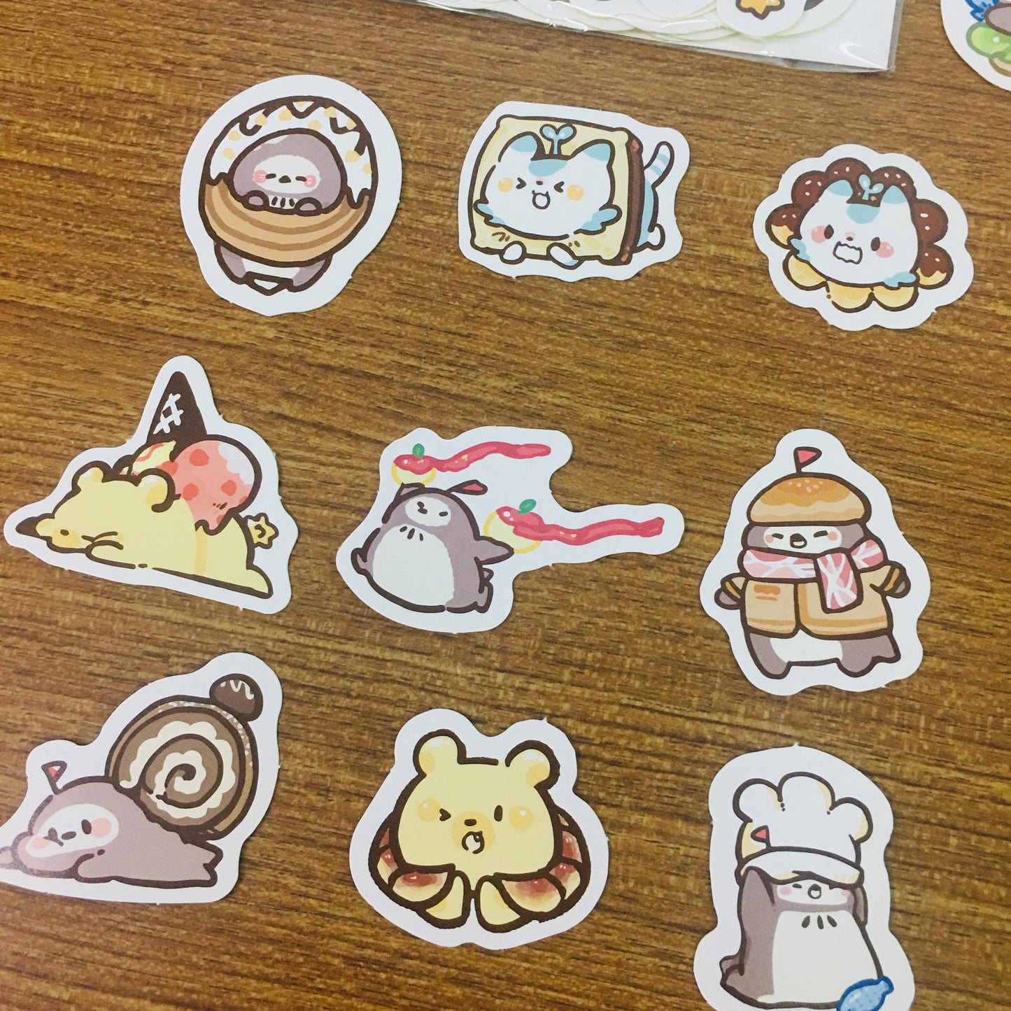 Popopenguin Food Sticker Flakes Pack