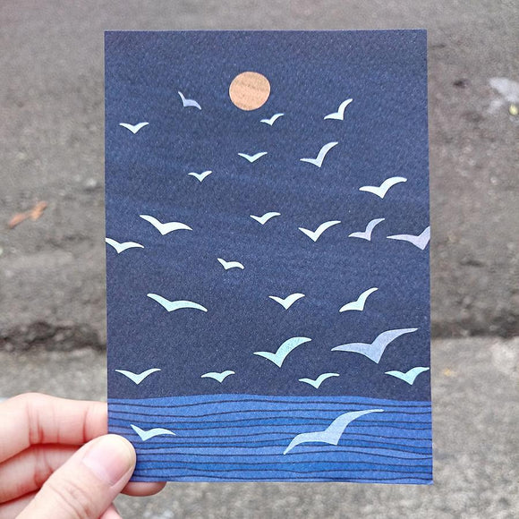 Kerkerland Spread your wings Illustration Postcard