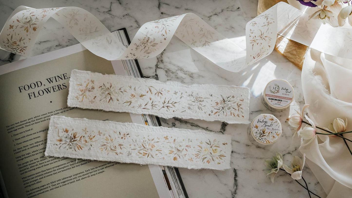 [Samples Only] Meow Illustration Vintage Soul Washi Tape