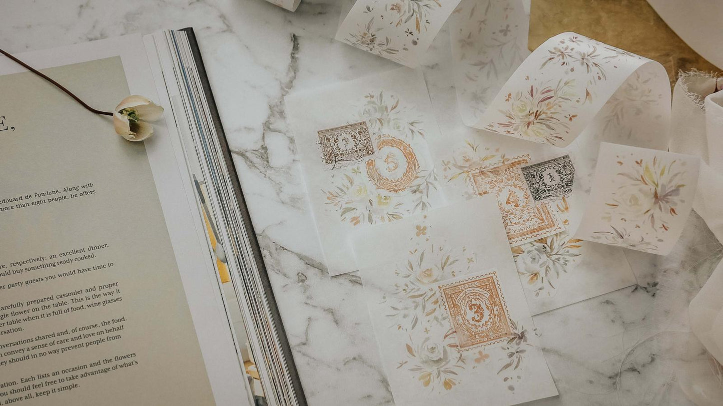 [Samples Only] Meow Illustration Vintage Soul Washi Tape