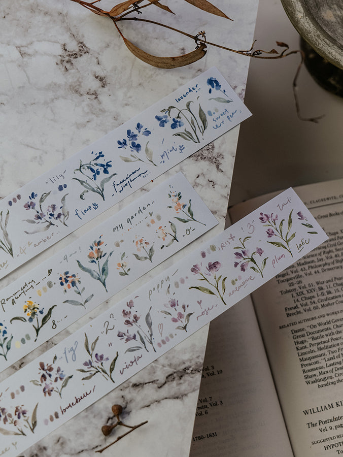 [Samples Only] Meow Illustration Garden n Journals Washi Tape