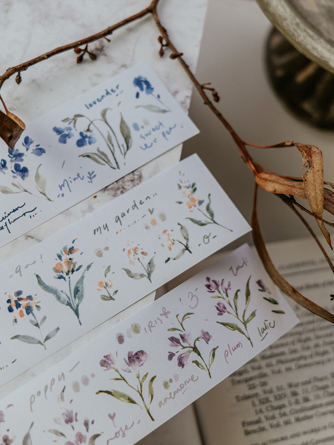 [Samples Only] Meow Illustration Garden n Journals Washi Tape