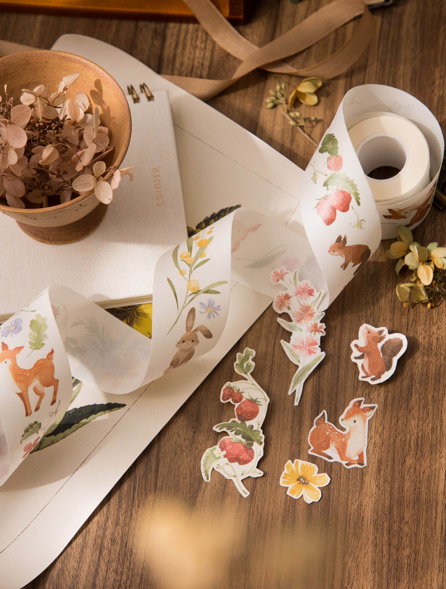[Samples] wwiinngg Deer Orchard Washi Tape