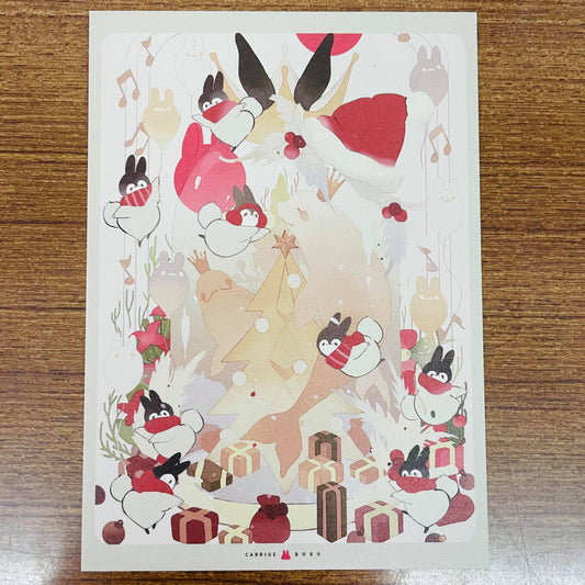 Bubukai Christmas Ver.1 Paper Postcard