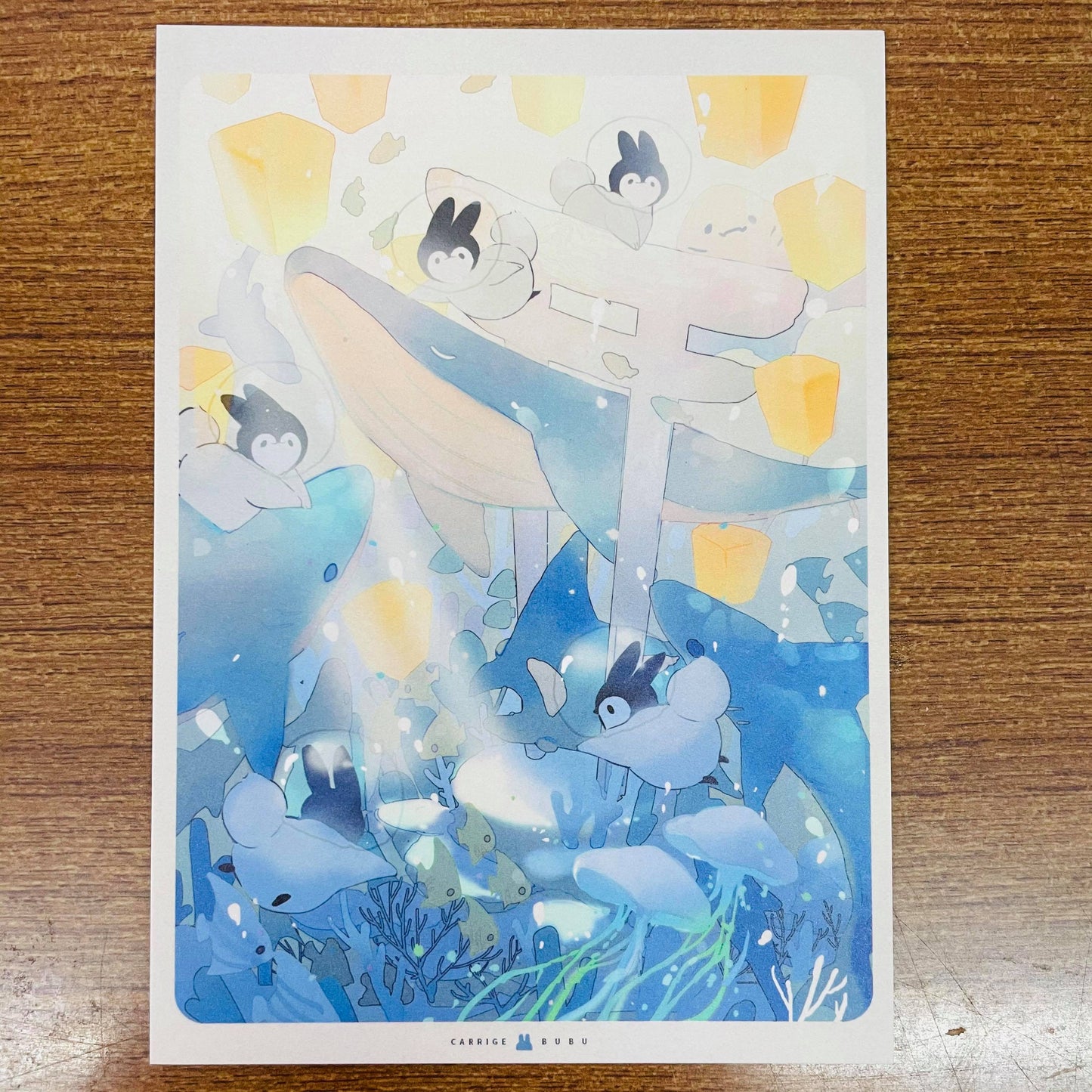 Bubukai Sea Day Paper Postcard
