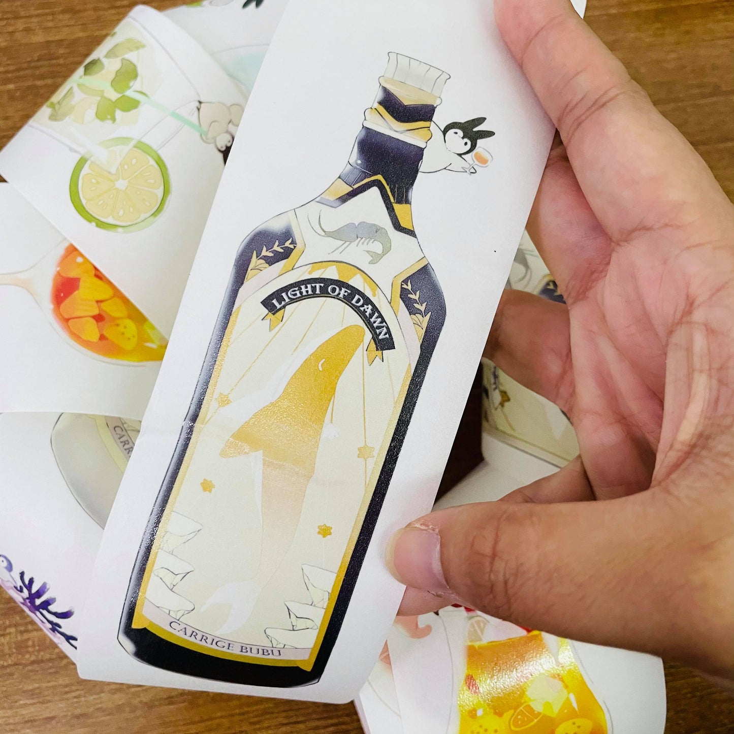 Bubukai PPP-Sommelier Release Washi Tape Roll and Samples