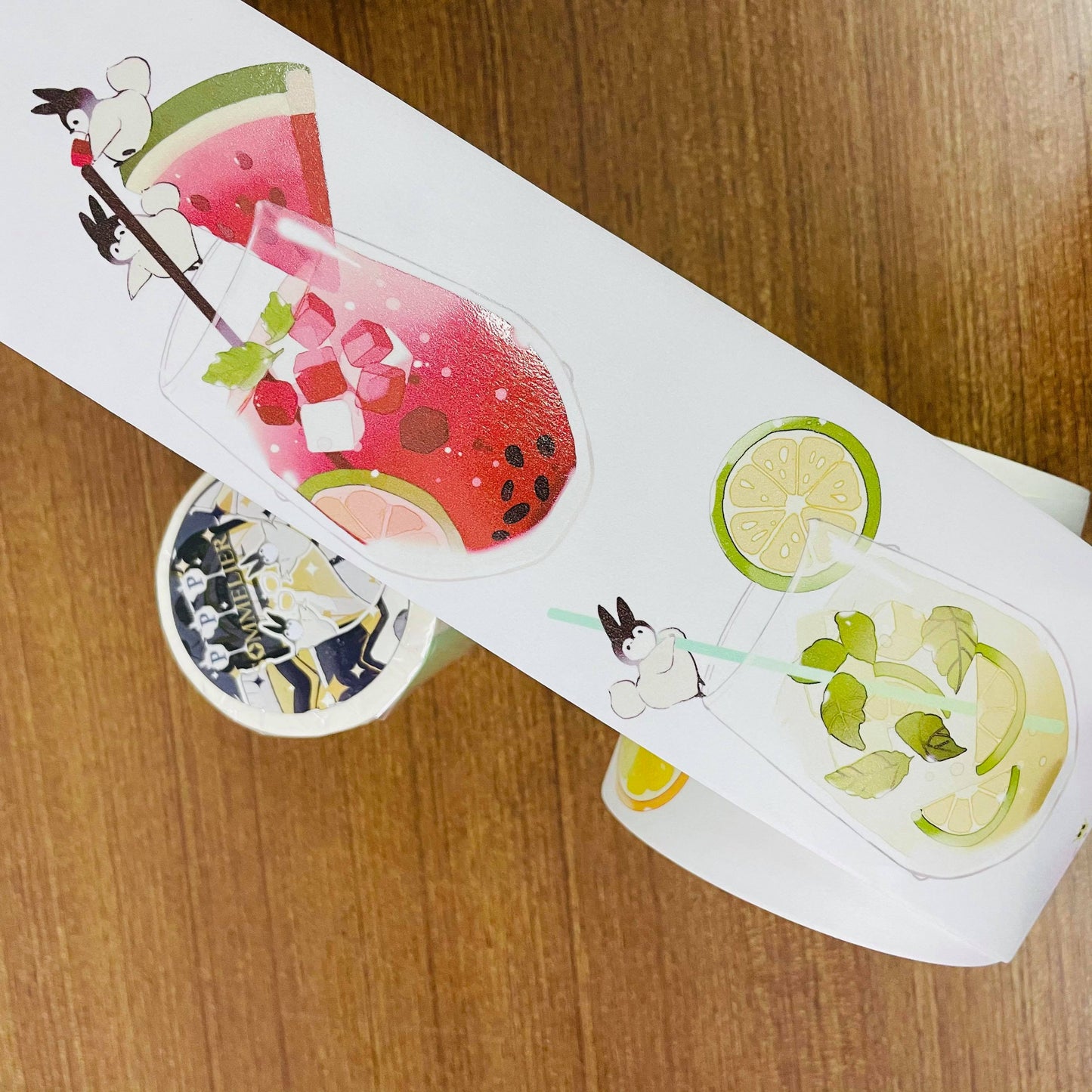 Bubukai PPP-Sommelier Release Washi Tape Roll and Samples