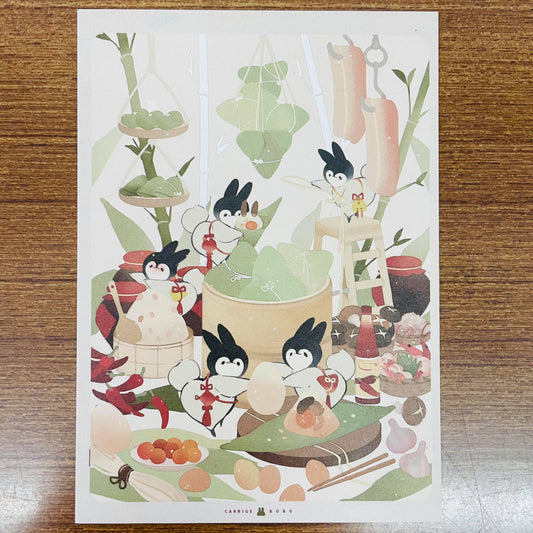 Bubukai Dragon Boat Festival Ver.2 Paper Postcard