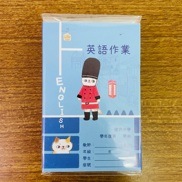 Joy Star O-CAT Mini Sticky Note Subject: English Book