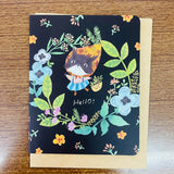 Jan Hsuan Cat Mini Card Hello